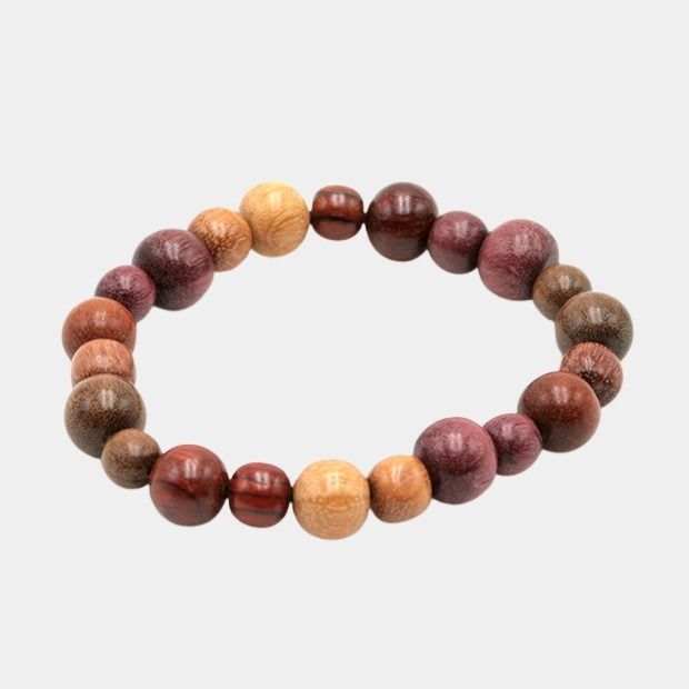Multicolored wood bracelet - Petty