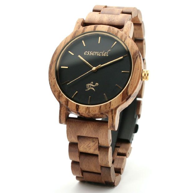 Men’s watch full zebrawood wood - Julien