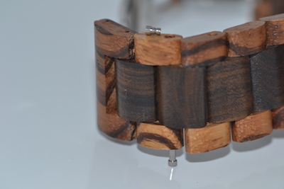 reglage bracelet montre en bois automatique B